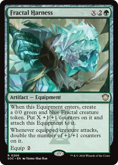 Fractal Harness (Commander: Secrets of Strixhaven) Light Play