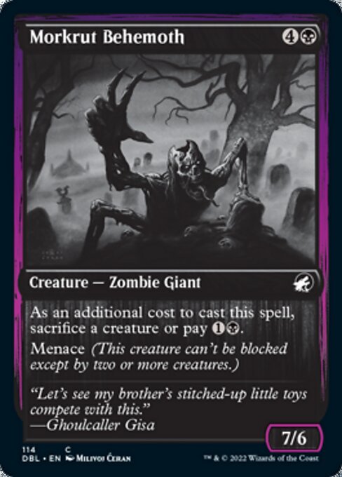 Morkrut Behemoth (Innistrad: Double Feature) Light Play
