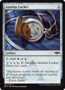 Azorius Locket (Ravnica Allegiance) Medium Play Foil