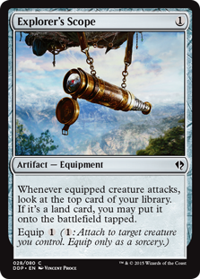 Explorer's Scope (Duel Decks: Zendikar vs Eldrazi) Light Play