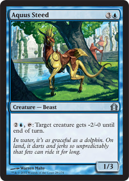 Aquus Steed (Return to Ravnica) Light Play