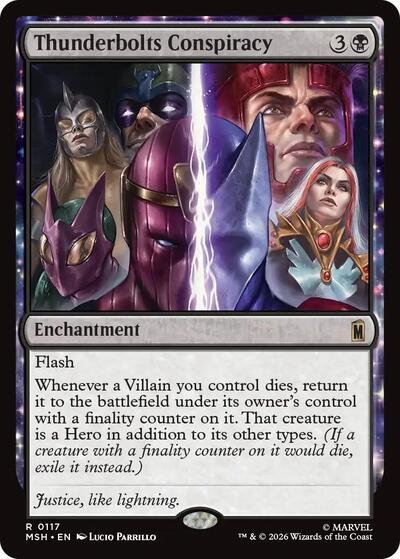 Thunderbolts Conspiracy (Marvel Super Heroes) Light Play