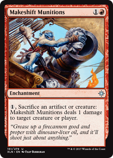 Makeshift Munitions (Ixalan) Light Play