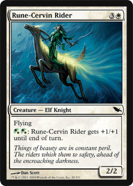 Rune-Cervin Rider (Shadowmoor) Light Play