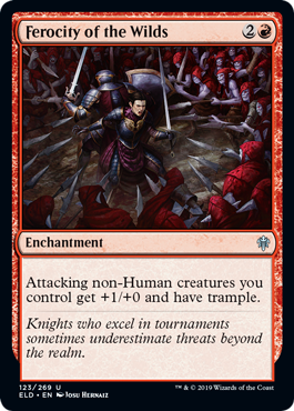 Ferocity of the Wilds (Throne of Eldraine) Light Play