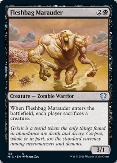 Fleshbag Marauder (Commander 2021 Midnight Hunt) Medium Play