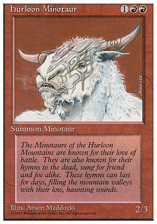 Hurloon Minotaur (4th Edition) Heavy Play