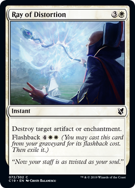 Ray of Distortion (Commander 2019) Light Play