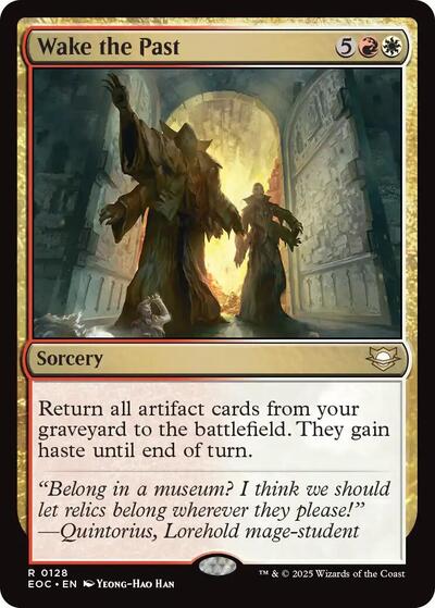 Wake the Past (Commander: Edge of Eternities) Light Play