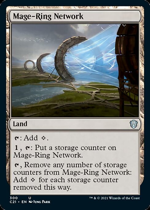 Mage-Ring Network (Commander 2021 Strixhaven) Light Play