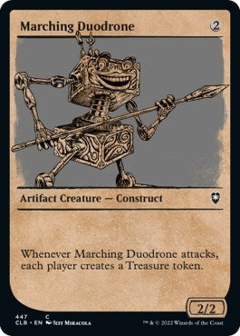 Marching Duodrone (Showcase) (Commander Legends: Battle for Baldur's Gate) Light Play