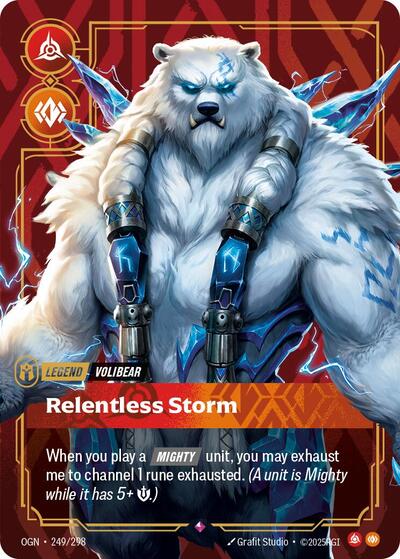Volibear Relentless Storm (Origins) Light Play Foil