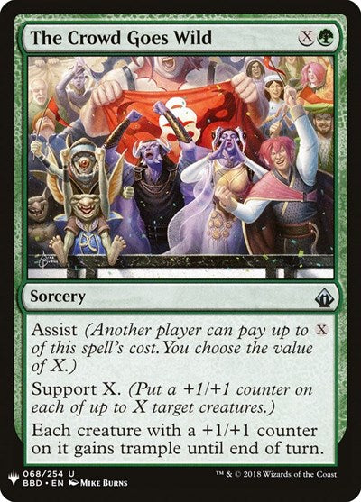 The Crowd Goes Wild (Mystery Booster) Light Play