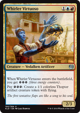 Whirler Virtuoso (Kaladesh) Light Play