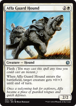 Affa Guard Hound (Conspiracy: Take the Crown) Light Play Foil