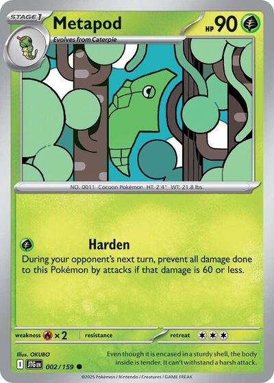 Metapod (SV09: Journey Together) Light Play