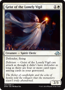 Geist of the Lonely Vigil (Eldritch Moon) Light Play