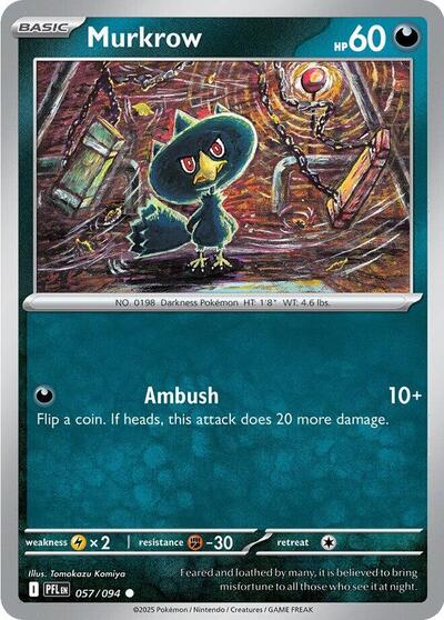 Murkrow (ME02: Phantasmal Flames) Light Play