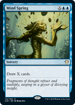 Mind Spring (Commander 2020 Ikoria) Light Play