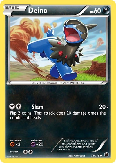 Deino (76) (Plasma Freeze) Damaged / Poor