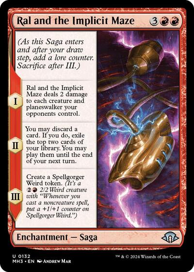 Ral and the Implicit Maze (Modern Horizons 3) Damaged / Poor