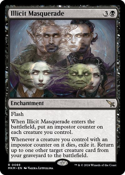 Illicit Masquerade (Murders at Karlov Manor) Light Play