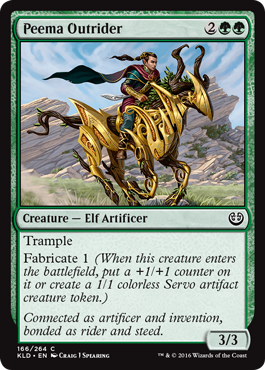 Peema Outrider (Kaladesh) Light Play Foil