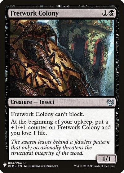 Fretwork Colony (Mystery Booster) Light Play