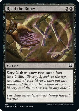 Read the Bones (Commander: Dominaria United) Light Play