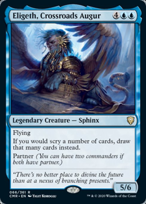 Eligeth, Crossroads Augur (Commander Legends) Light Play