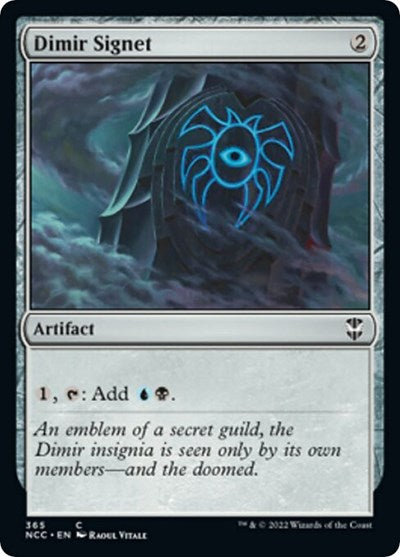 Dimir Signet (Commander: Streets of New Capenna) Light Play