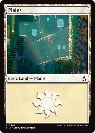 Plains (0281) (Reality Fracture) Light Play Foil