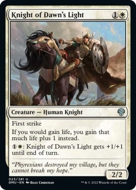 Knight of Dawn's Light (Dominaria United) Light Play