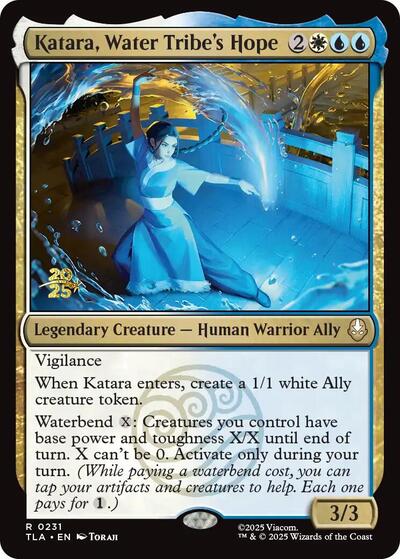 Katara, Water Tribe's Hope (Promos: Prerelease Cards) Light Play Foil