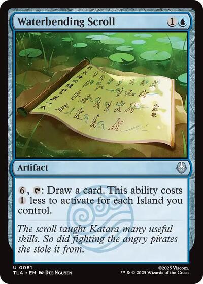 Waterbending Scroll (Avatar: The Last Airbender) Light Play Foil