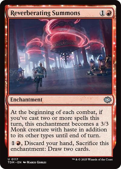 Reverberating Summons (Tarkir: Dragonstorm) Light Play
