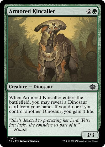 Armored Kincaller (The Lost Caverns of Ixalan) Light Play
