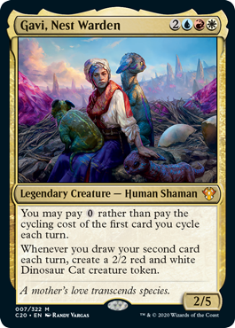 Gavi, Nest Warden (Commander 2020 Ikoria) Light Play Foil