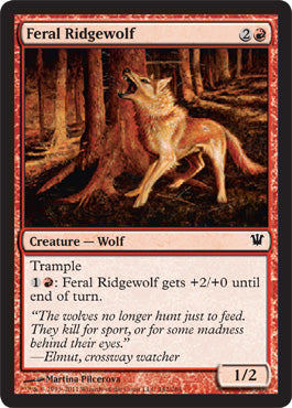 Feral Ridgewolf (Innistrad) Light Play