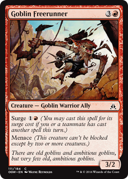 Goblin Freerunner (Oath of the Gatewatch) Light Play Foil