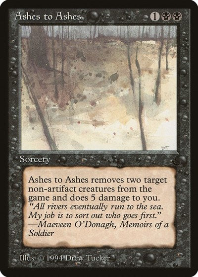 Ashes to Ashes (The Dark) Heavy Play