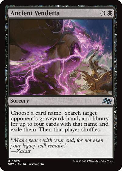 Ancient Vendetta (Aetherdrift) Light Play