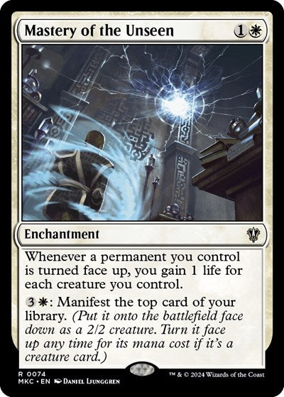 Mastery of the Unseen (Commander: Murders at Karlov Manor) Light Play