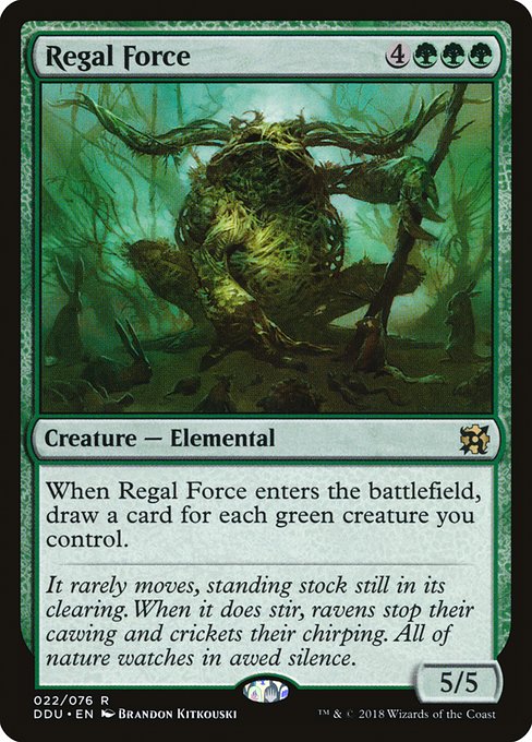 Regal Force (Duel Decks: Elves vs Inventors) Light Play