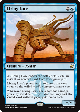 Living Lore (Dragons of Tarkir) Medium Play