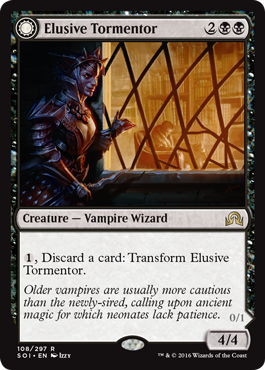 Elusive Tormentor (Insidious Mist) (Shadows Over Innistrad) Medium Play