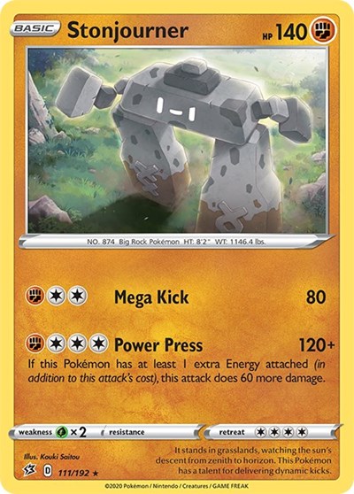 Stonjourner (SWSH02: Rebel Clash) Light Play Holofoil