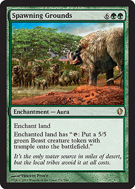 Spawning Grounds (Commander 2013 Edition) Light Play