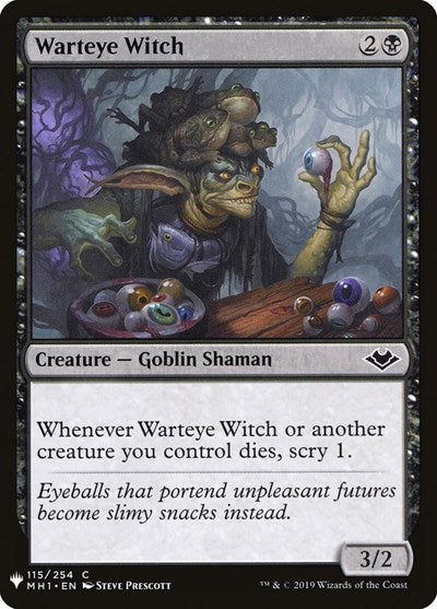 Warteye Witch (Mystery Booster) Light Play