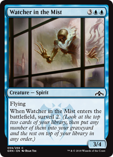 Watcher in the Mist (Guilds of Ravnica) Light Play Foil
